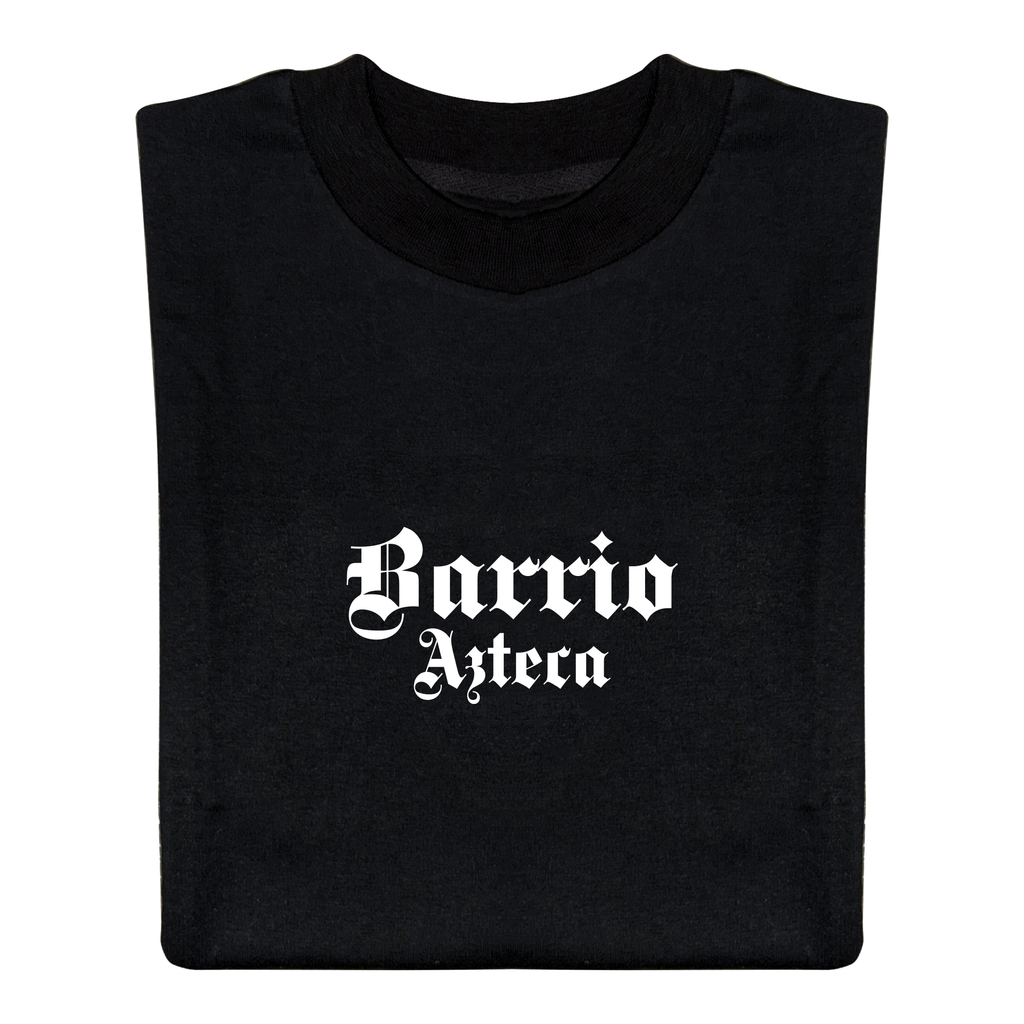 Playera oversize negra Barrio Azteca
