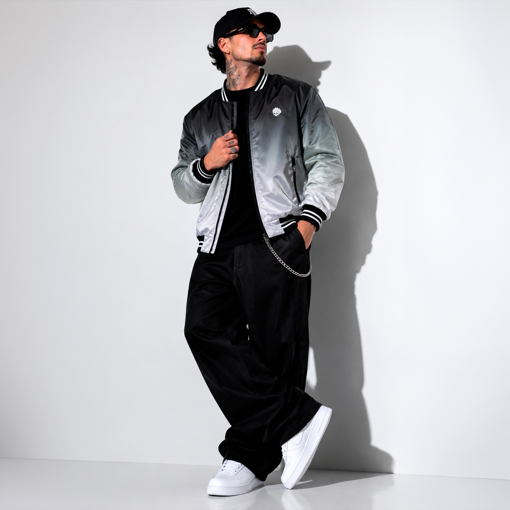 Chamarra Bomber Premium Difuminada