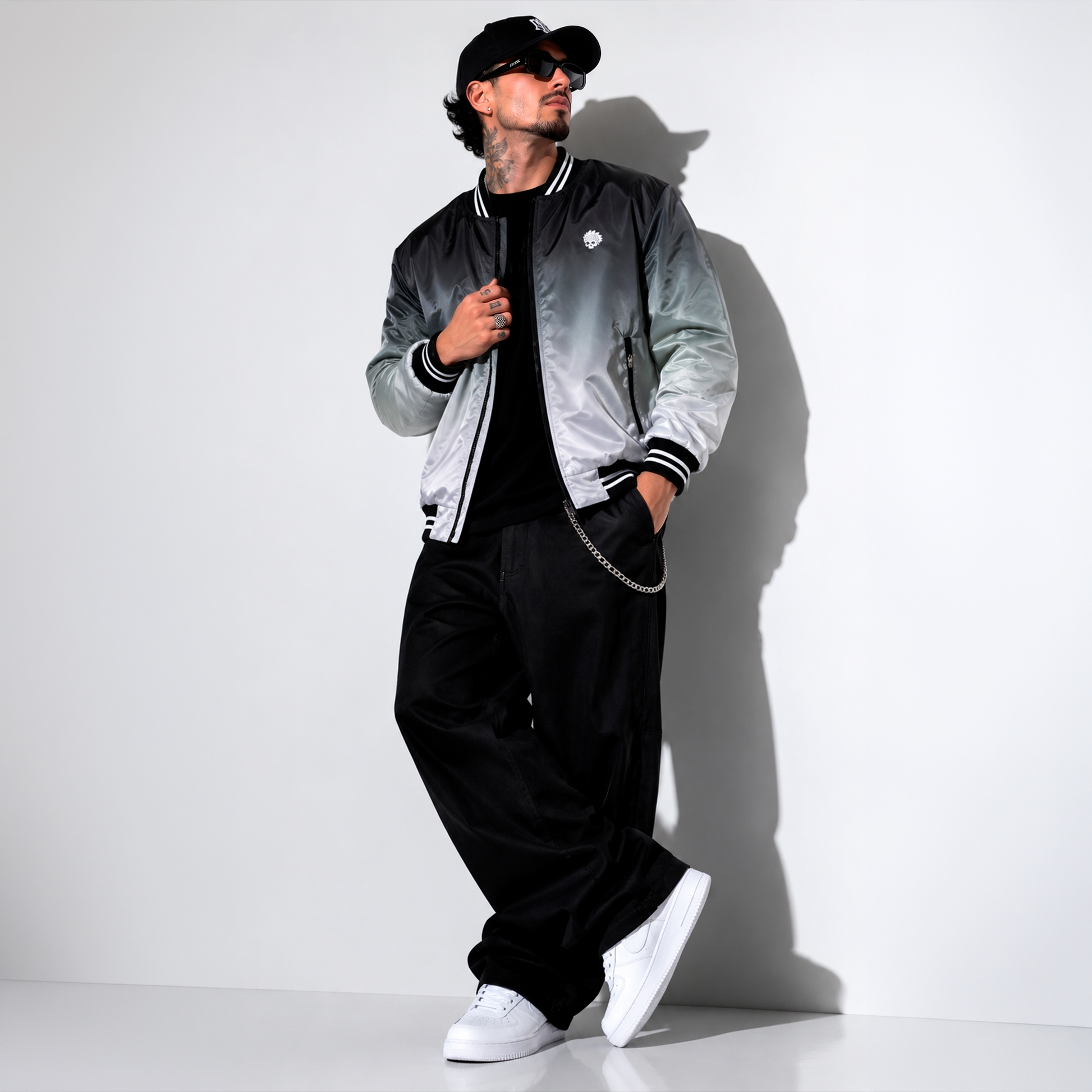 Chamarra Bomber Premium Difuminada